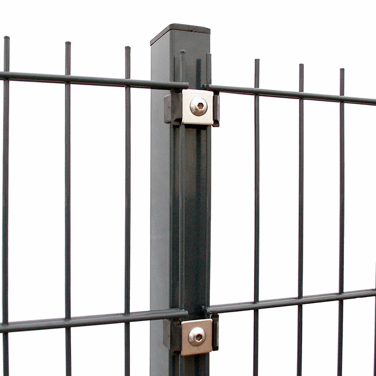 20m Gittermattenzaun Doppelstab 123cm Anthrazit Zaune Metallzaun Zaun Stabmatten Ebay