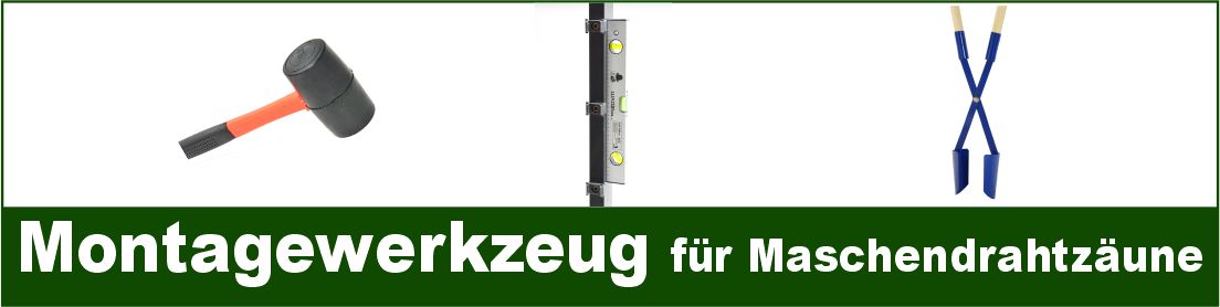 Montagewerkzeug für den Maschendrahtzaun