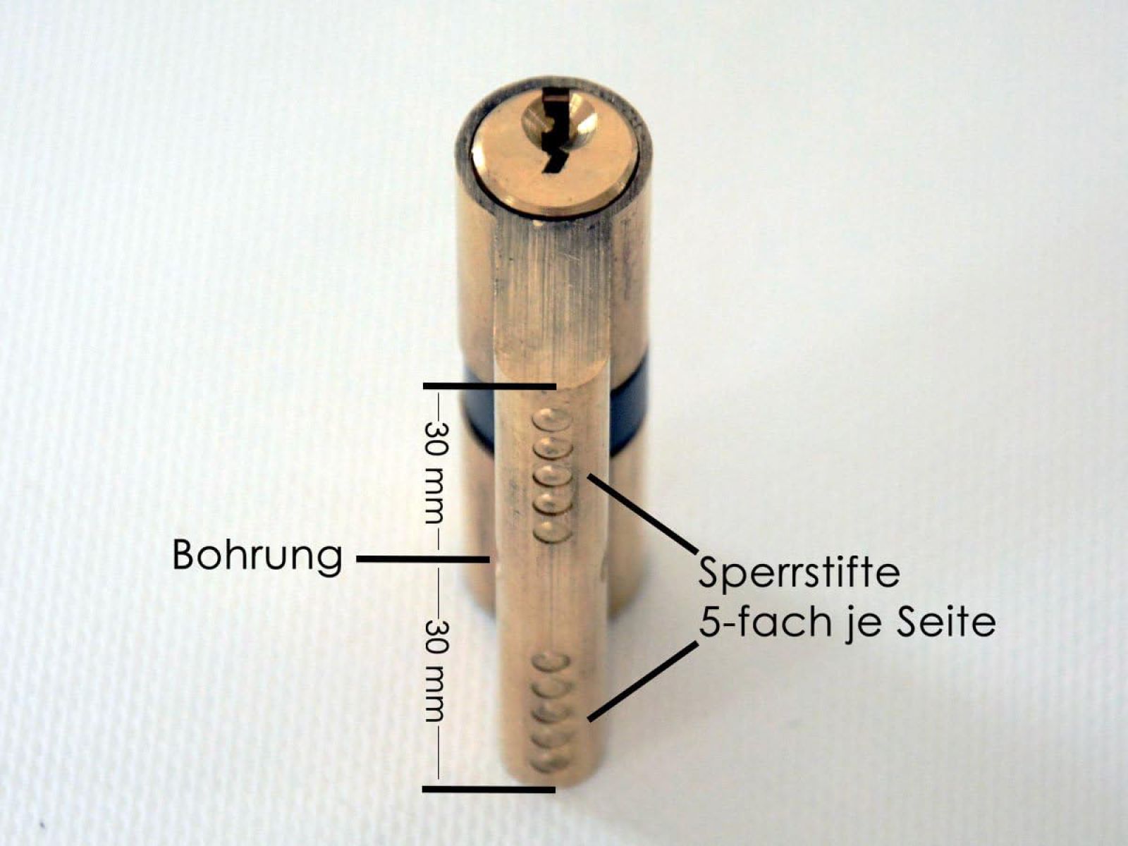 Zylinder Profilzylinder Schließzylinder 30/30 mm - 5 Stk. Bauzylinder