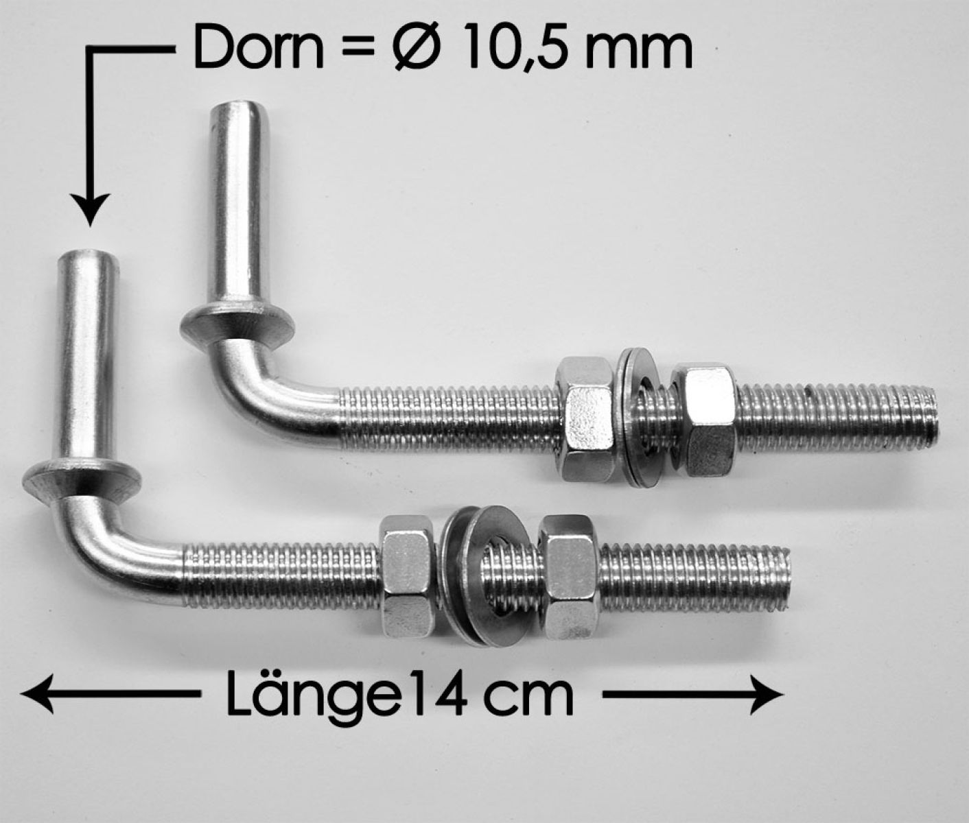 Edelstahl Kloben