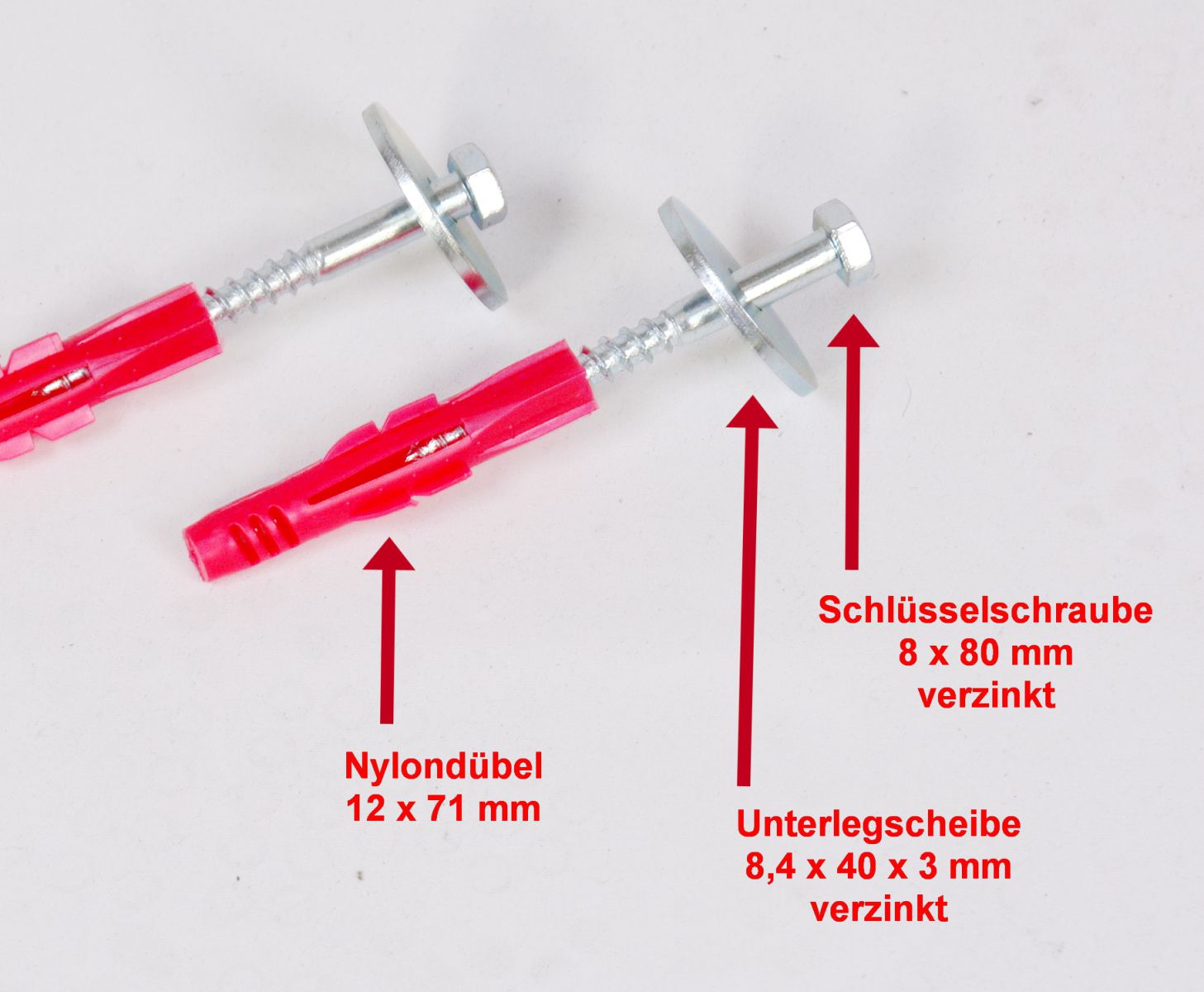 Bodenplatte zum Aufschrauben - verstellbar