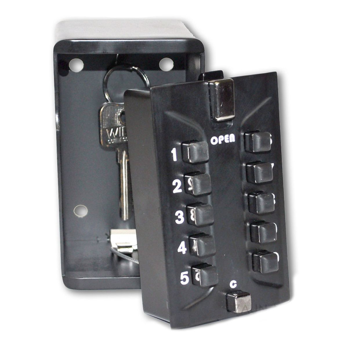 ZHEGE Schlüsseltresor mit Zahlencode Aussen, Schlüsselsafe Auto