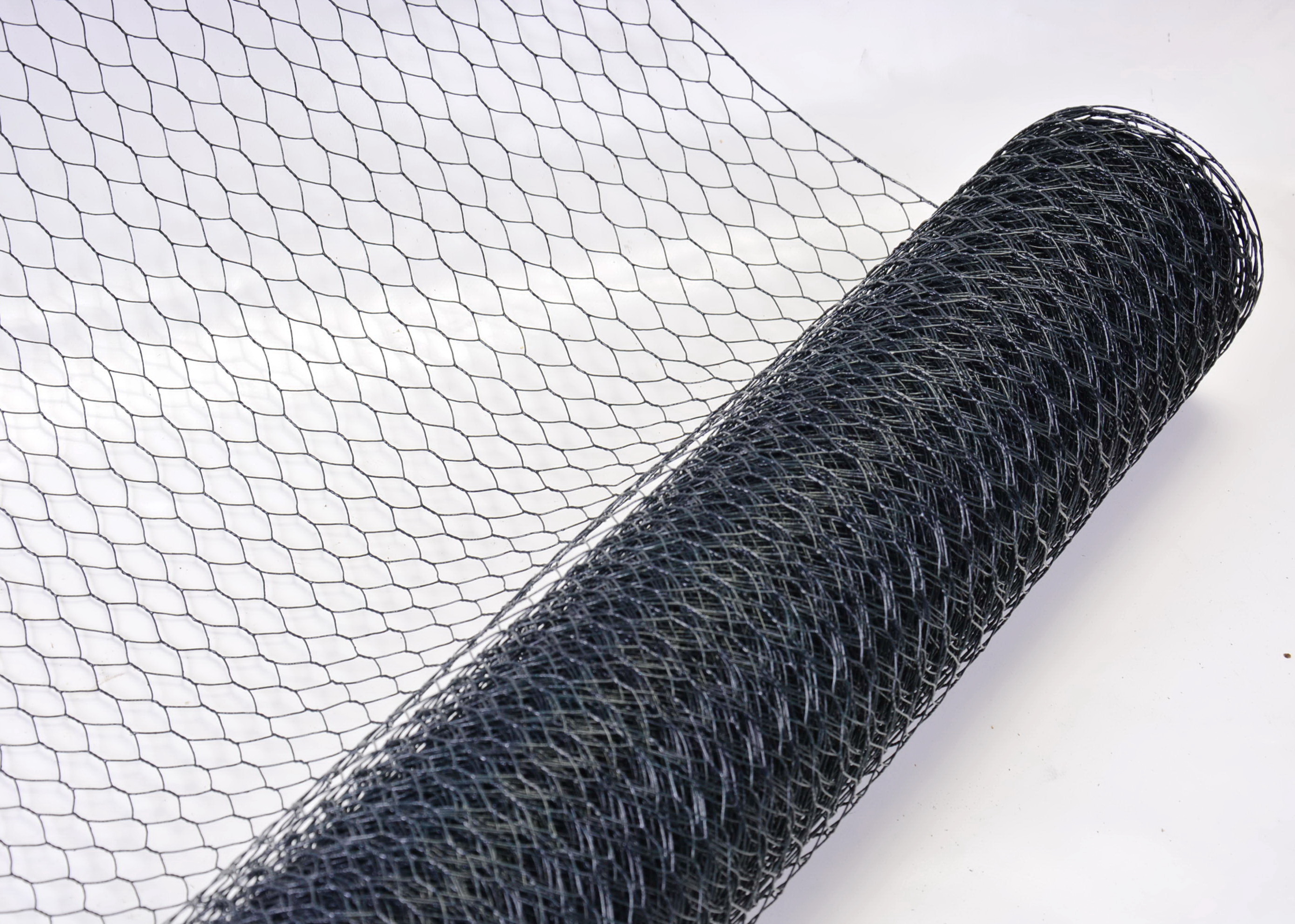 30m Sechseckgeflecht 13x1,0x1000 mm ANTHRAZIT 6-Eck Hasendraht Maschendraht Zaun 