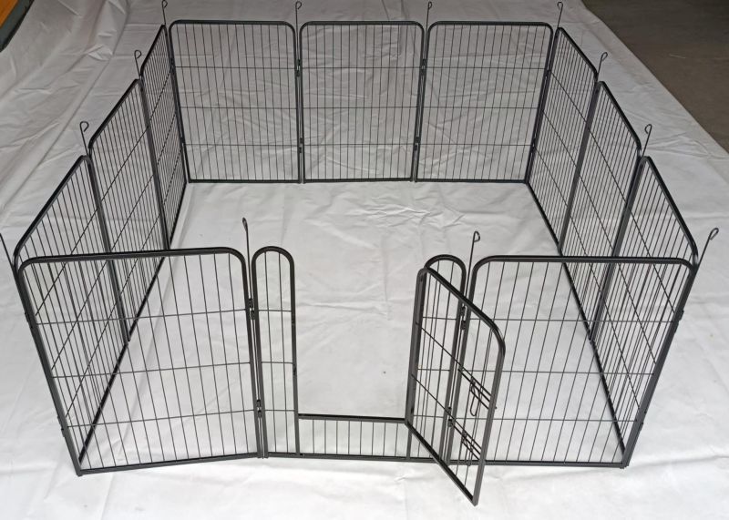 Welpenauslauf Kleintiergehege 12-teilig 80 cm hoch