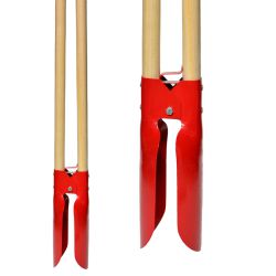 Lochspaten Handbagger 147 cm Erdlochausheber Spaten