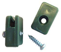 Spanndrahthalter mit Bohrschraube - Paket á 33 Stk.